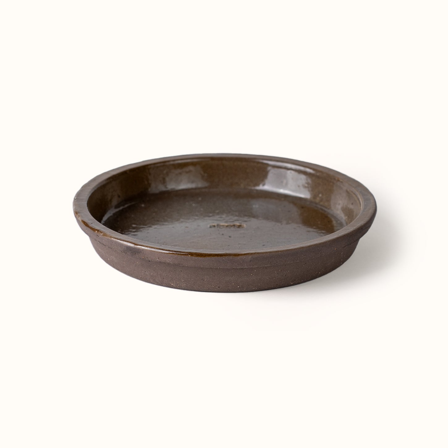 Standard Saucer Chocolate · Interior Glazed