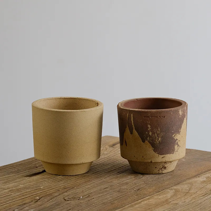Nipots Handcrafted Terracotta Clay Pot - Bowl, Breathable, Absorbent Eco-friendly Planter