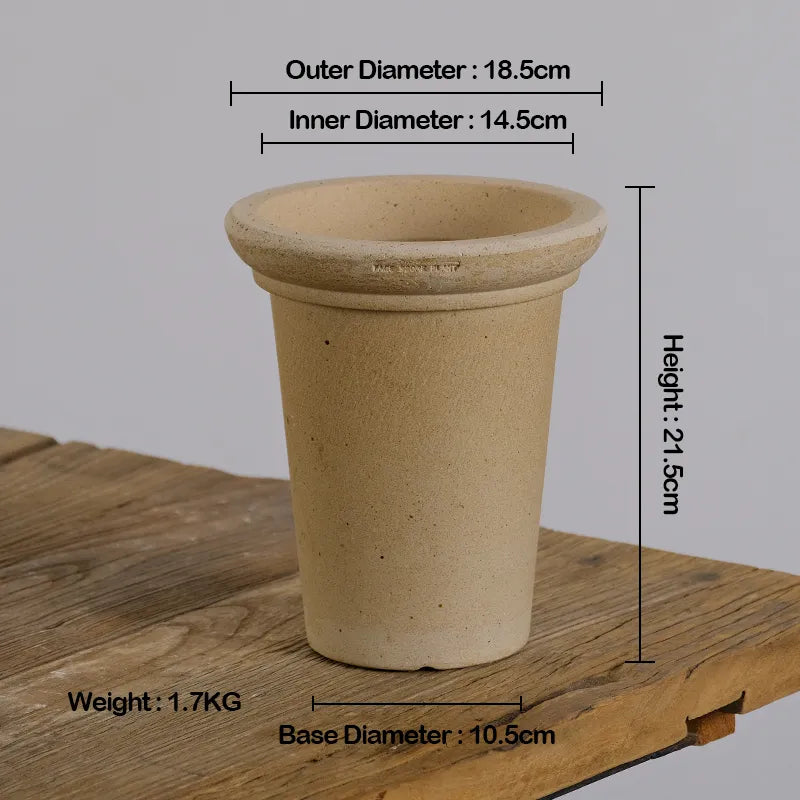 Gardener Tower Pot White