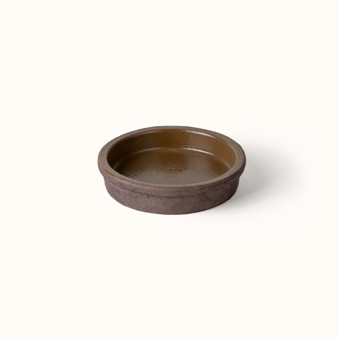Standard Saucer Chocolate · Interior Glazed