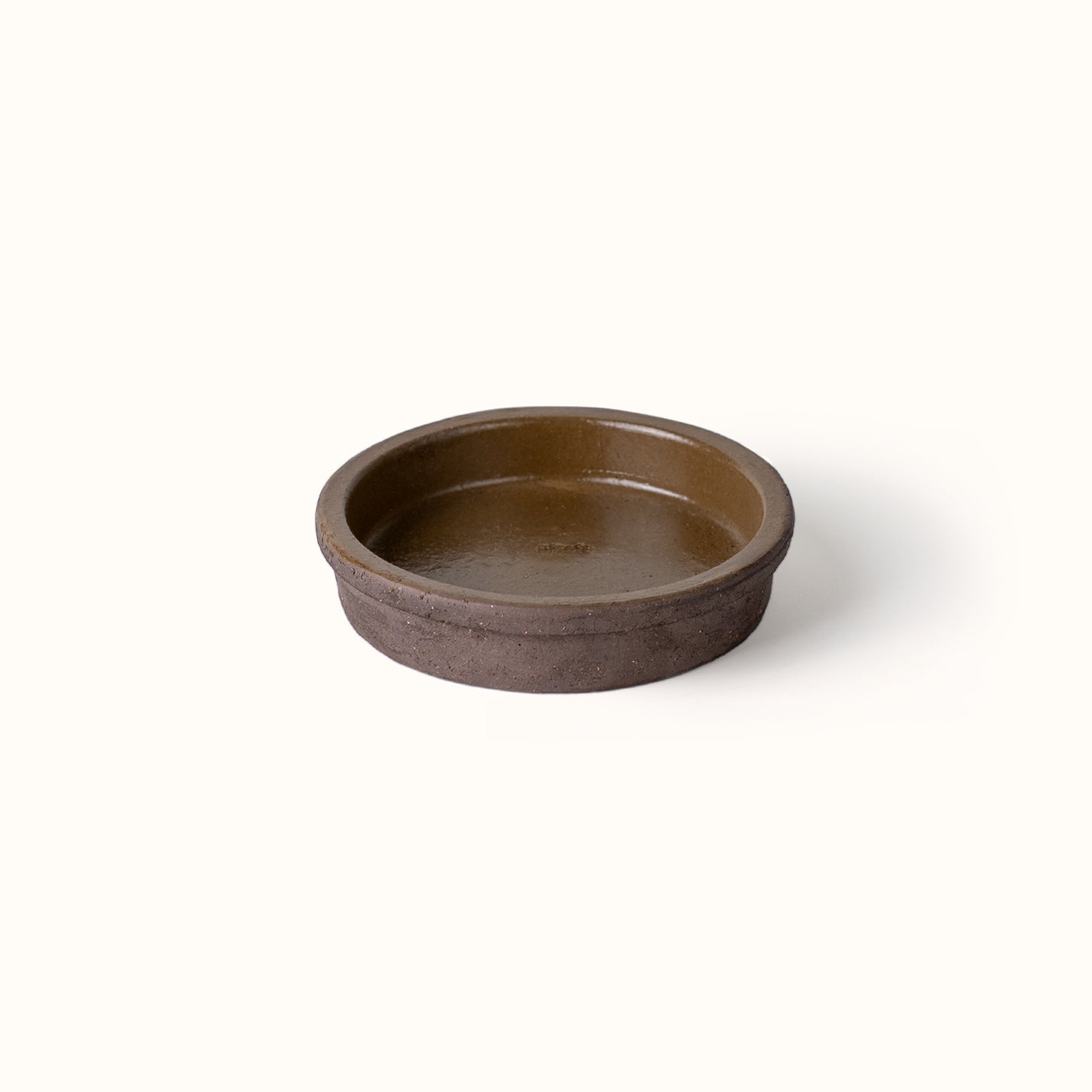 Standard Saucer Chocolate · Interior Glazed