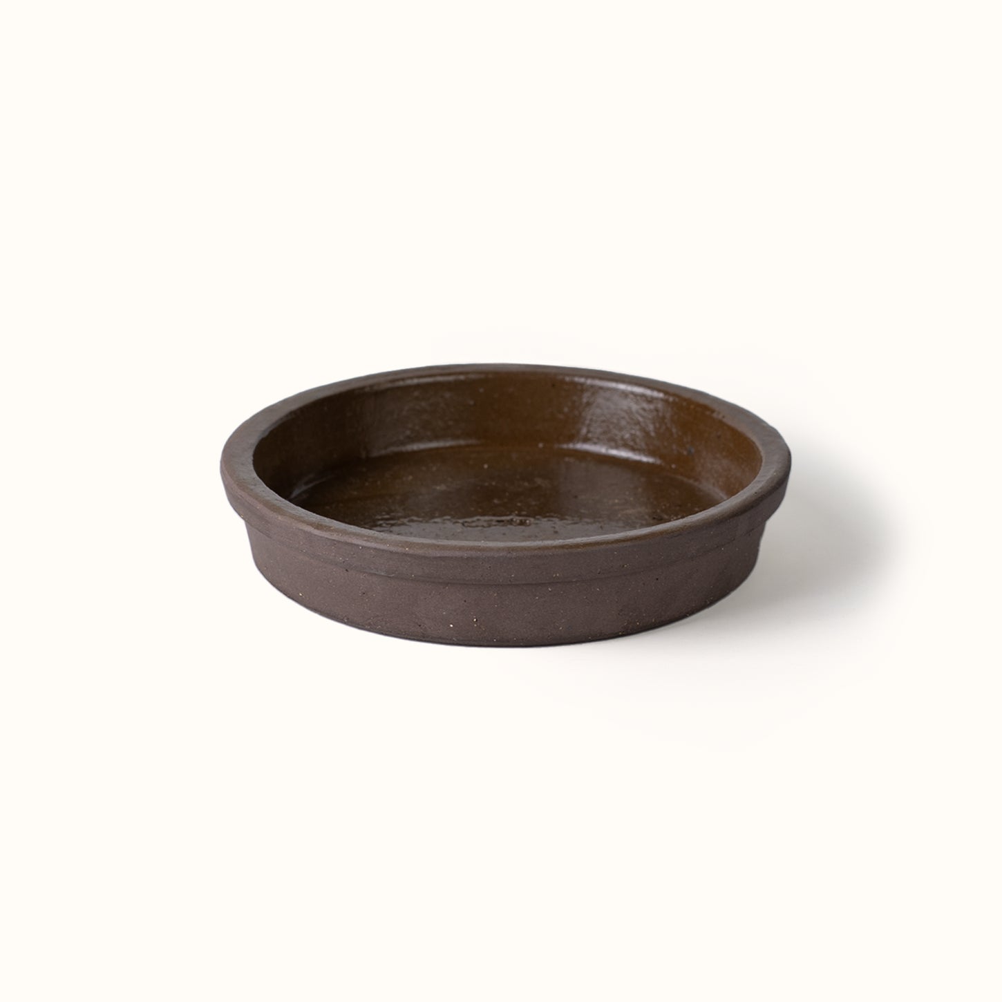 Standard Saucer Chocolate · Interior Glazed