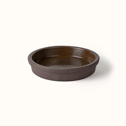 Standard Saucer Chocolate · Interior Glazed