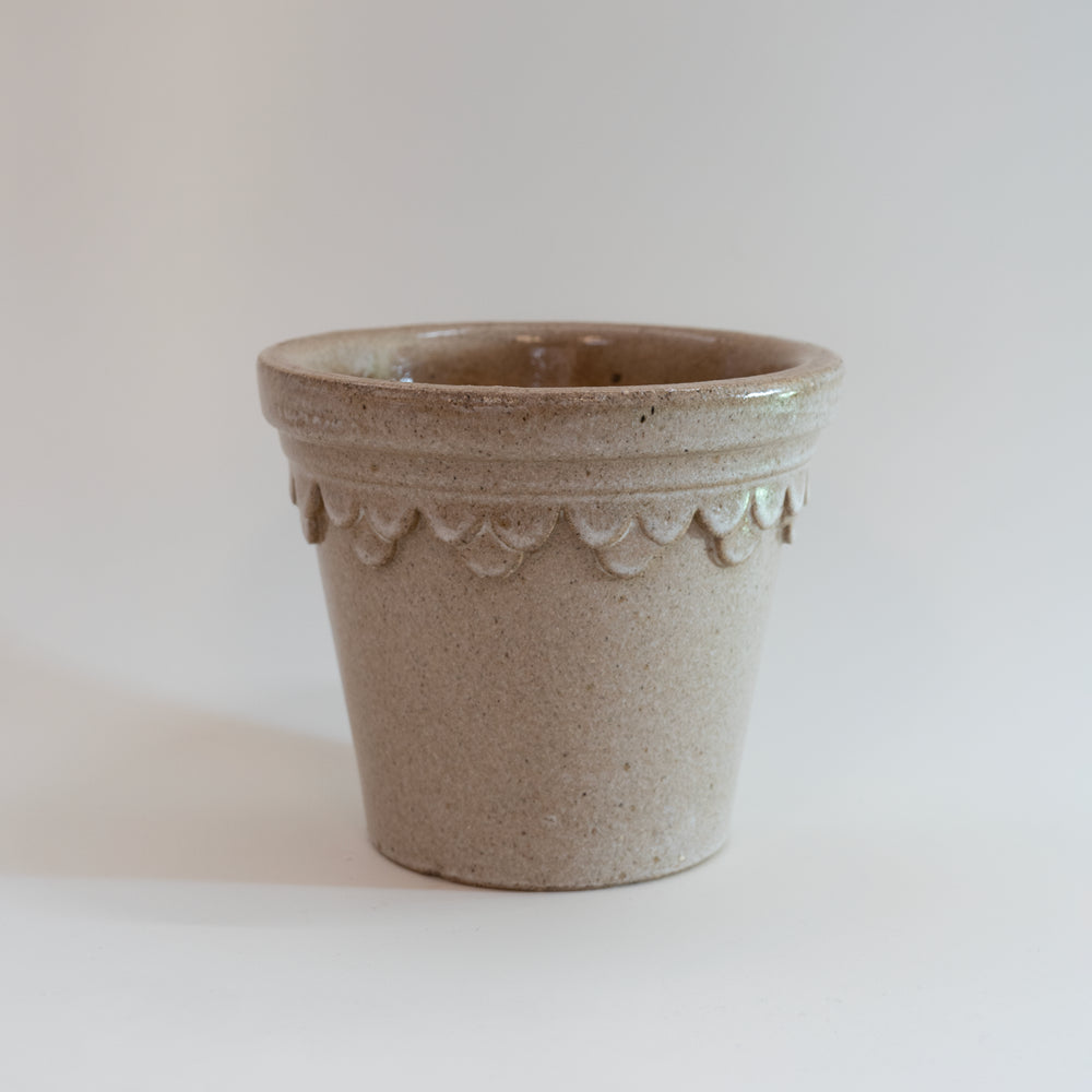 Glazed Castle Pot Ø16cm