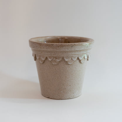 Glazed Castle Pot Ø16cm