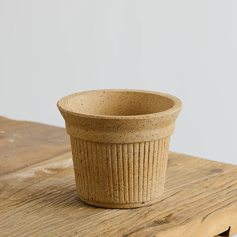 Burnt Cream Pot Kiln Effect