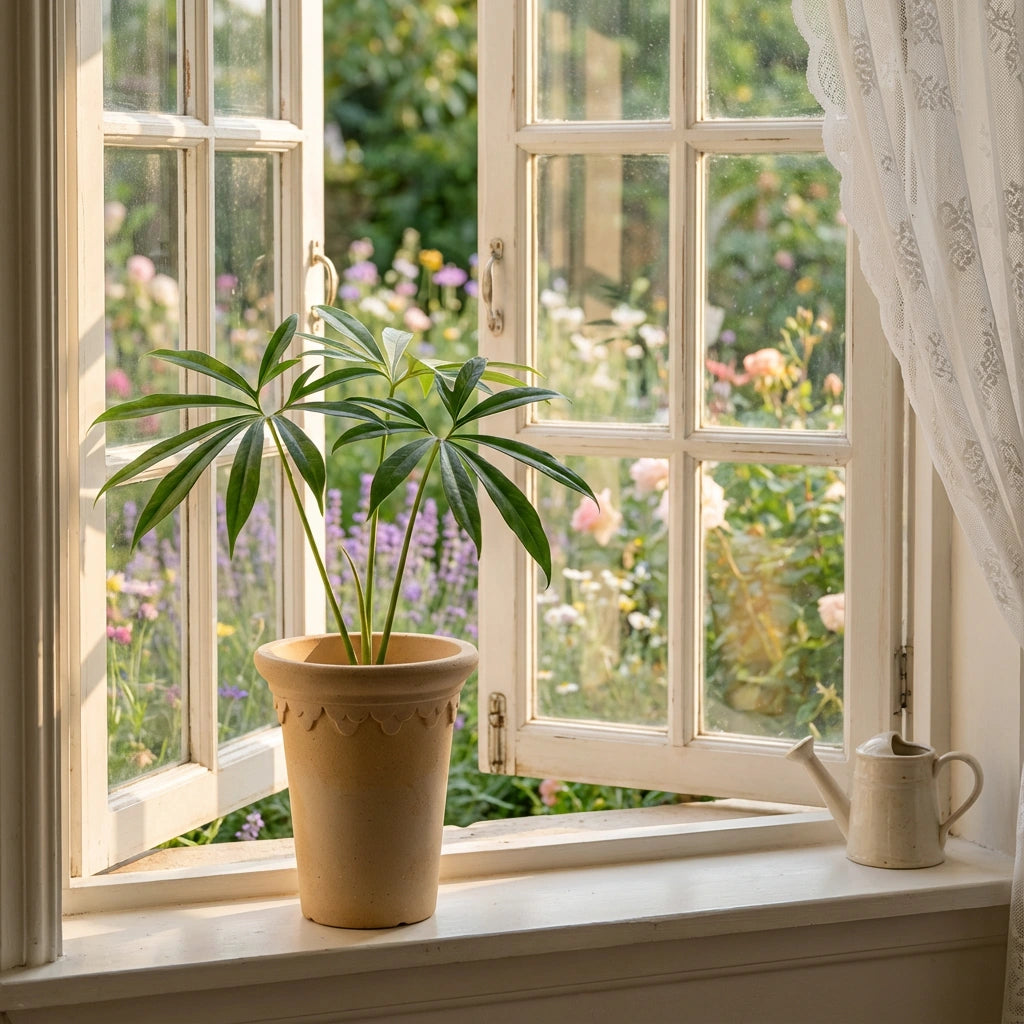 Castle Tower Pot White