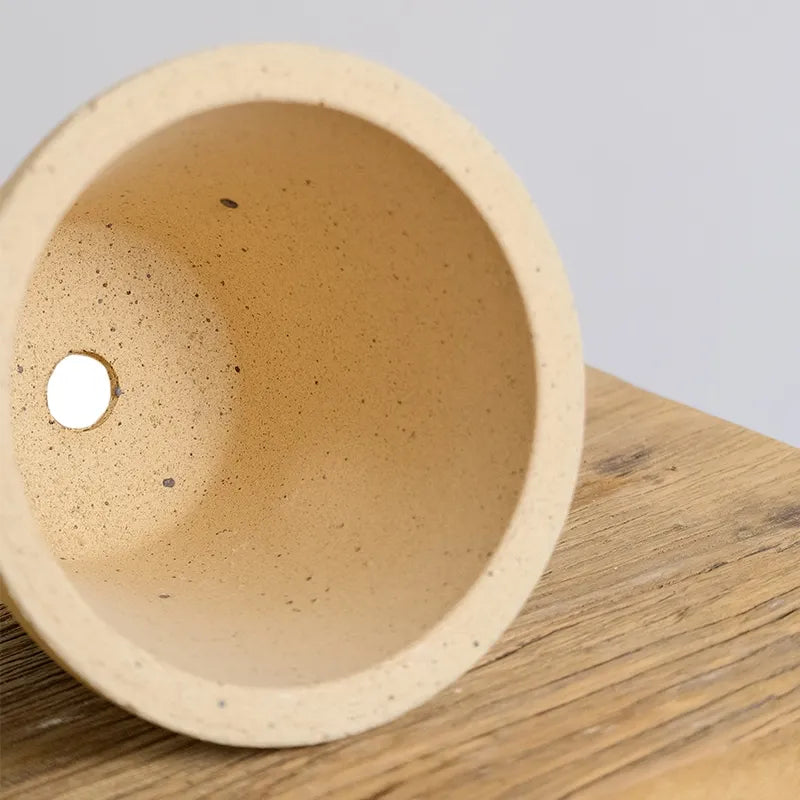 Nipots Terracotta Clay Pot - Detailed View of Drainage Hole Design for Optimal Plant Health