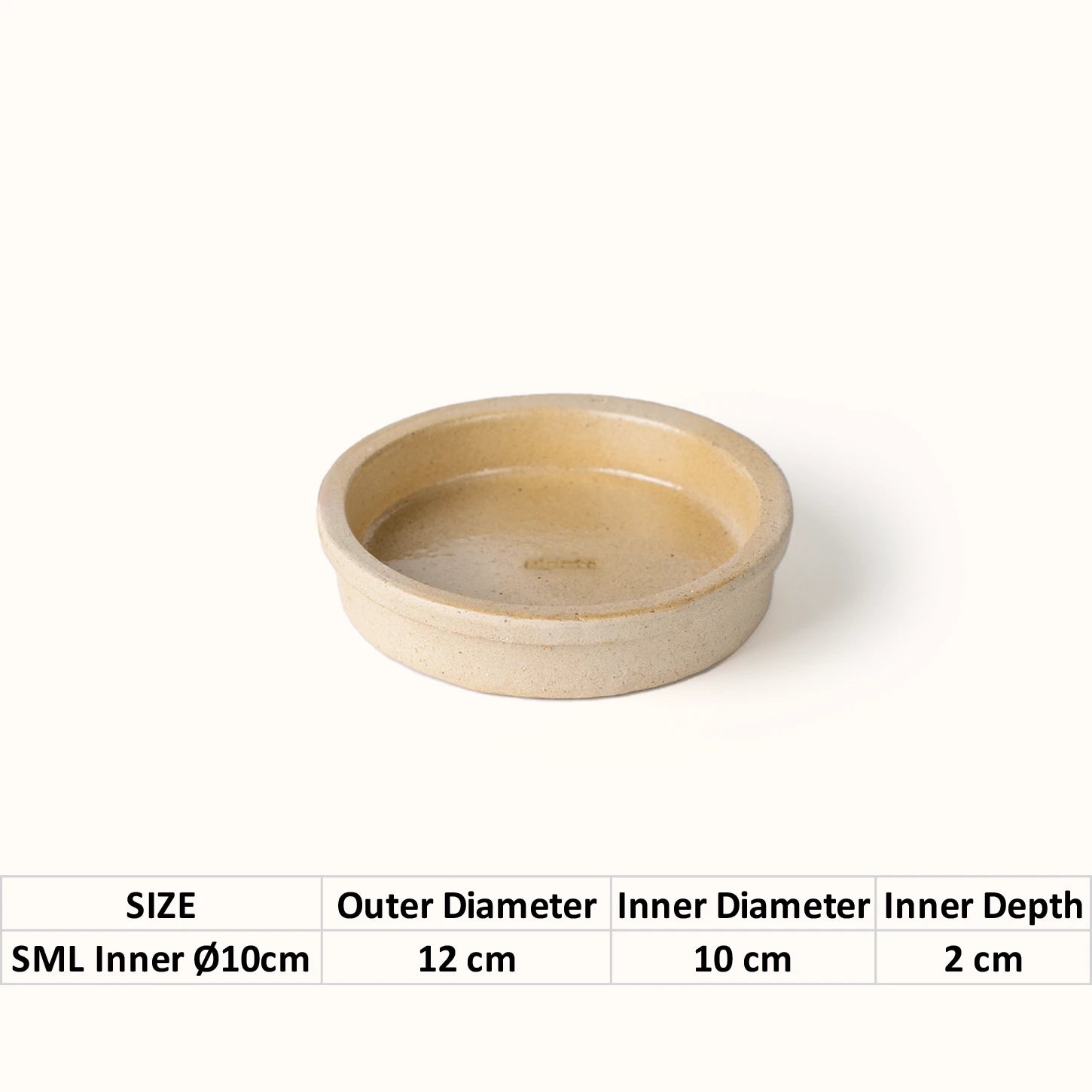 Standard Saucer White · Interior Glazed