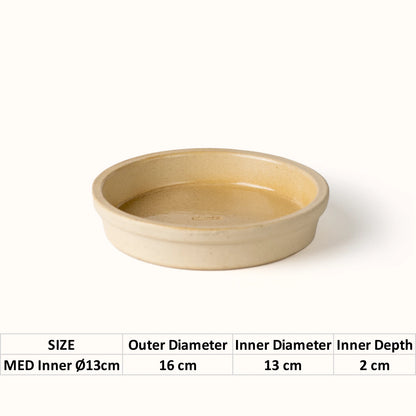 Standard Saucer White · Interior Glazed