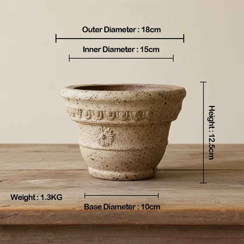 Marguerite Pot Kiln Effect