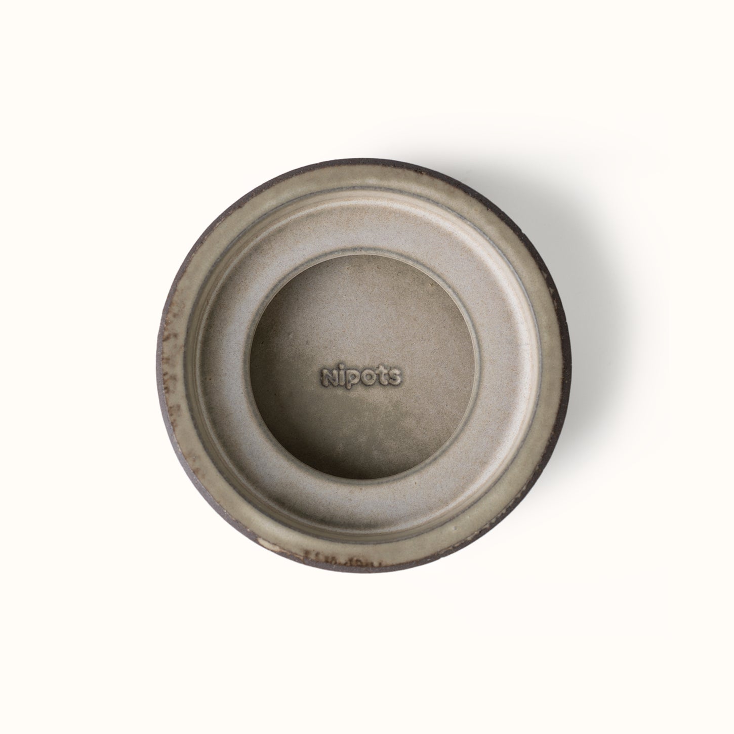 Raised Saucer Charcoal